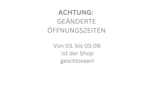 Achtung: Geänderte Öffnungszeiten!