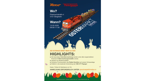 Exklusiver Ostermarkt bei ROCO / FLEISCHMANN