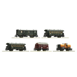 3 Wagons Marchandises Fleischmann 809005 ép I – K.Bay.Sts.B., échelle N 1/160, Neufs