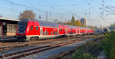 With a train to the plane